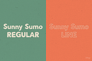 Sunny Sumo — A Layering Sans Serif, a Sans Serif Font by Mix Fonts (Thumbnail 5 of 7)