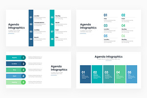 Agenda Infographics - PowerPoint