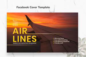 Aviation Airlines Facebook Materials