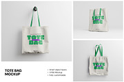 Tote Bag Mockup, an Apparel Mockup by Budogol Studio (Thumbnail 1 of 4)