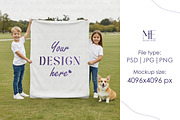 Throw Blanket Mockup Kids Textile, a Household Mockup by Mie Mockup Studio (Thumbnail 2 of 5)