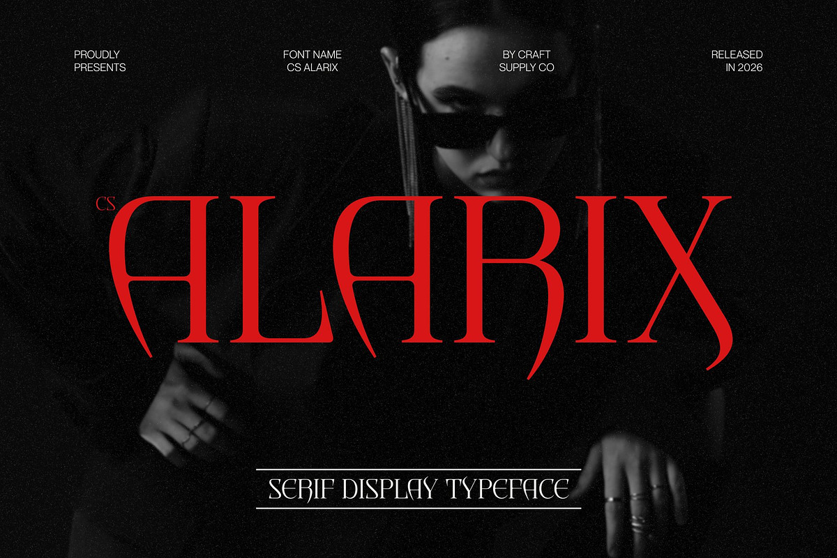 CS Alarix – Serif Display Font, a Serif Font by Craft Supply Co. (Photo 1 of 8)