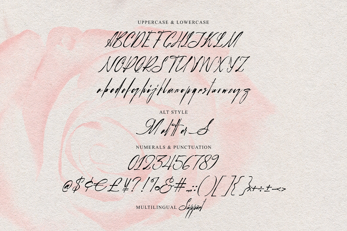 Smal Matter Classic Handwritten Font, a Script Font by Maulana Creative (Photo 7 of 7)