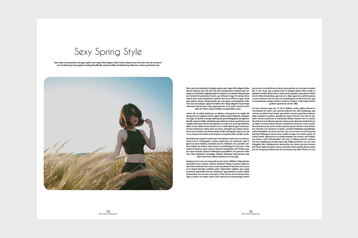 Mon Amour Magazine, a Magazine Template by N A N D U Z D E S I G N (Photo 12 of 15)