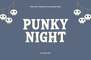 Punky Night – A Playful Halloween Fo, a Sans Serif Font by Cosy Fox (Thumbnail 1 of 6)
