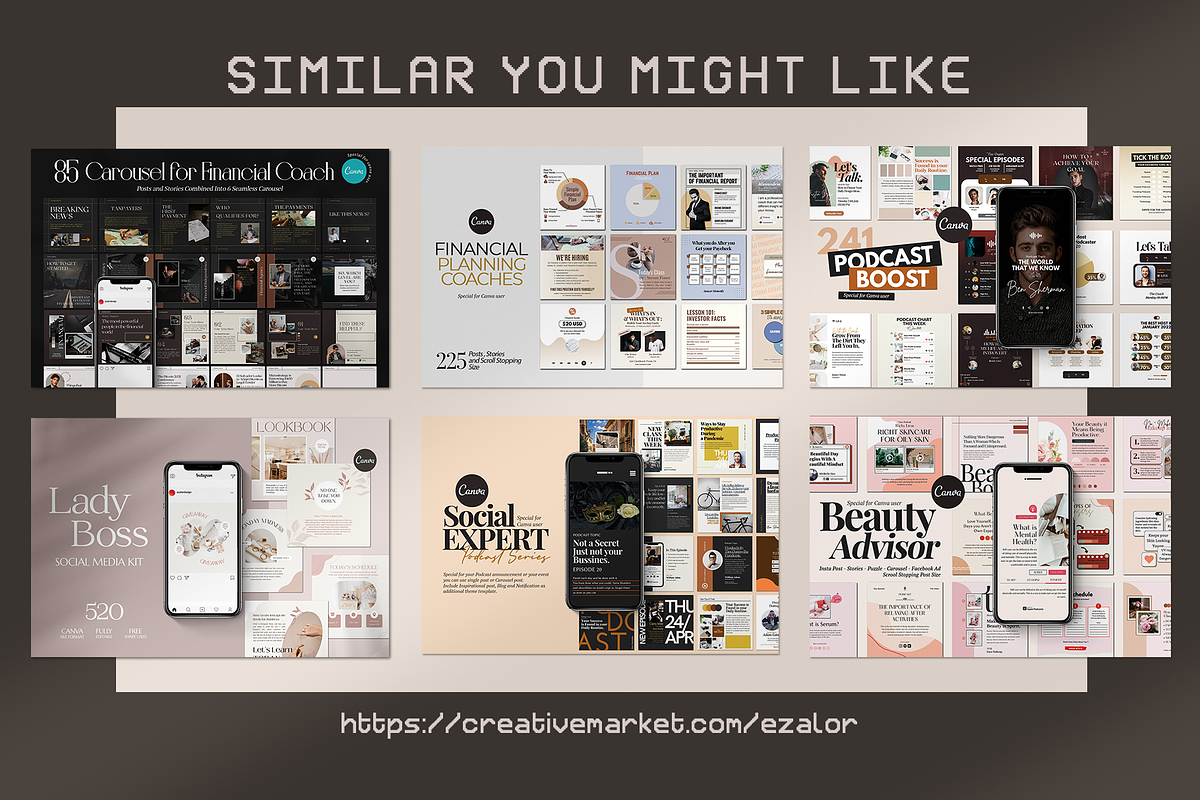 Instagram Carousel Retro CANVA, a Social Media Template by Analogi Studio (Photo 25 of 25)