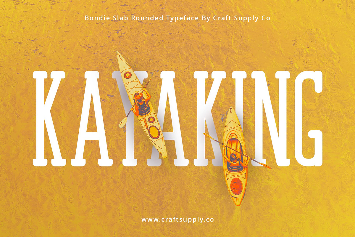 Bondie Slab Rounded, a Slab Serif Font by Craft Supply Co. (Photo 7 of 8)