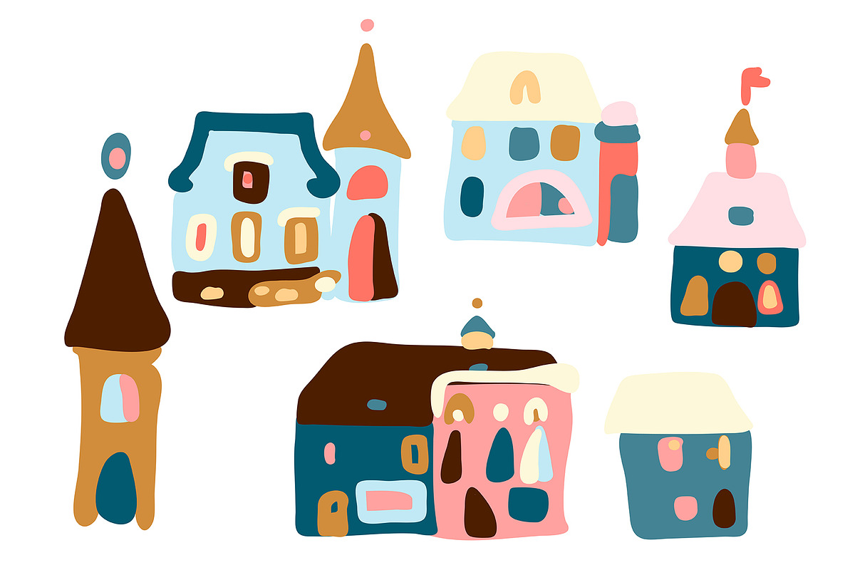 Festive Winter Town, a Graphic by Tanna.ART (Photo 10 of 19)