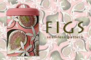 Seamless pattern - Figs, a Pattern Graphic by Yummy (Thumbnail 1 of 6)