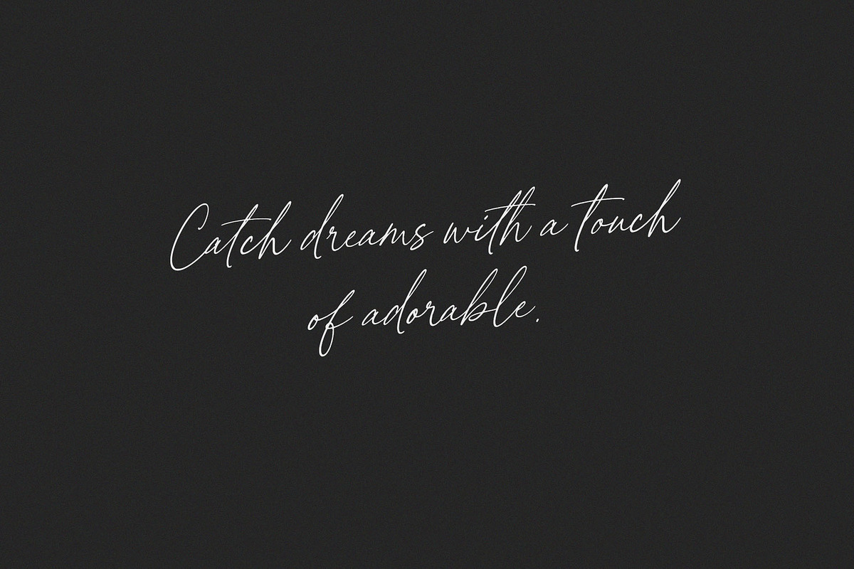 White Camellia Script Font, a Script Font by Seagulls Creative (Photo 4 of 12)