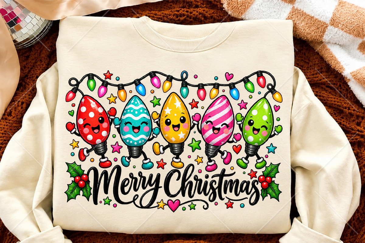 Merry Christmas Sublimation PNG, a Seasonal Illustration by Canvas Craft (Photo 4 of 6)