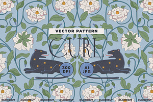 Medieval Floral Seamless Pattern, a Pattern Graphic by likorbut