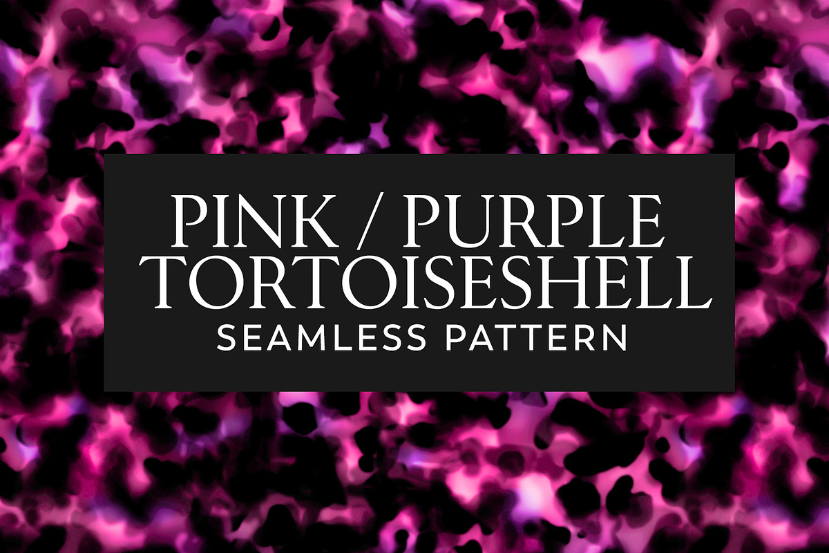 Pink/Purple Tortoiseshell Pattern, a Pattern Graphic by Leysa Flores