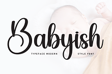 Babyish | Script Font