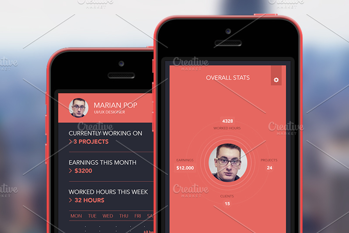 Freelancer Tasks Organiser - Concept, a Templates & Theme by Creatiph Market (Photo 3 of 5)