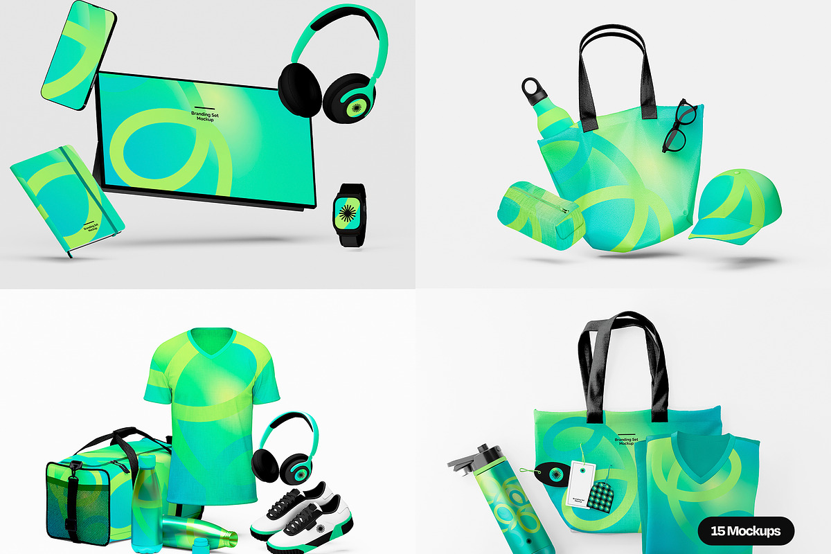 Brand Corporate Mockup Bundle, a Packaging Mockup by Mego-studio (Photo 2 of 11)