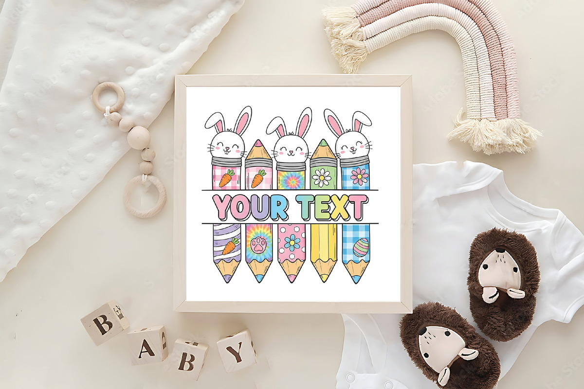 Easter Day Teacher PNG, an Illustration by CraftArtStudio (Photo 4 of 4)