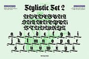 Black Brave Typeface, a Blackletter Font by alit design (Thumbnail 7 of 21)