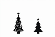 Cozy Holiday Tree Silhouette Designs, an Illustration by Gaye Art (Thumbnail 3 of 21)