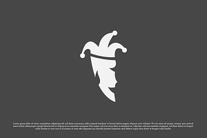 Clown Mask Logo Design Illustration, a Branding & Logo Template by Morvana Crew