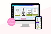Pinterest Pin Templates For Canva, a Social Media Template by The Template Lounge (Thumbnail 2 of 4)