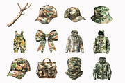 Hunting And Fishing Clipart, an Illustration by Design Market (Thumbnail 4 of 5)