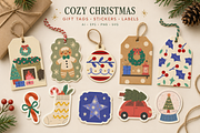 Christmas Decor Clipart, a Seasonal Illustration by Anna Studio (Thumbnail 5 of 13)