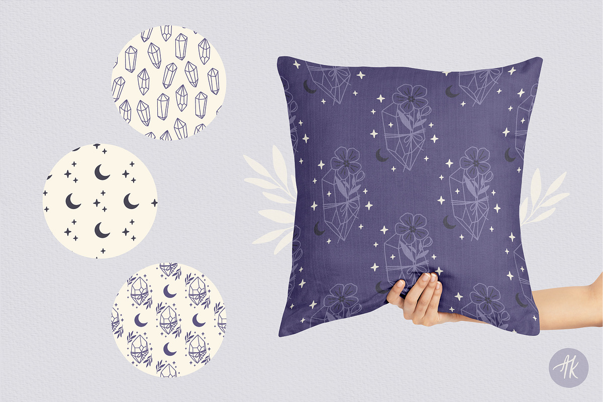 Mystical Crystals Hand Drawn Set, an Object Graphic by Alena Koval (Photo 10 of 18)
