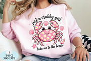 Just a Crabby Girl PNG, a Seasonal Illustration by Daily.Designs (Thumbnail 3 of 5)