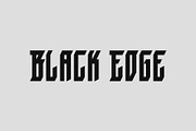Black Edge, a Blackletter Font by Mirco Zett (Thumbnail 1 of 6)