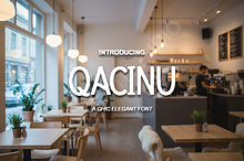 Qacinu - Elegant Modern Serif Typef