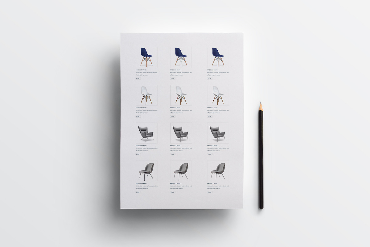 Minimalist Line Sheet | Word & Canva, a Stationery Template by obayes (Photo 4 of 4)