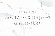 Milano Sky handwritten Script font, a Script Font by By Lef (Thumbnail 6 of 10)
