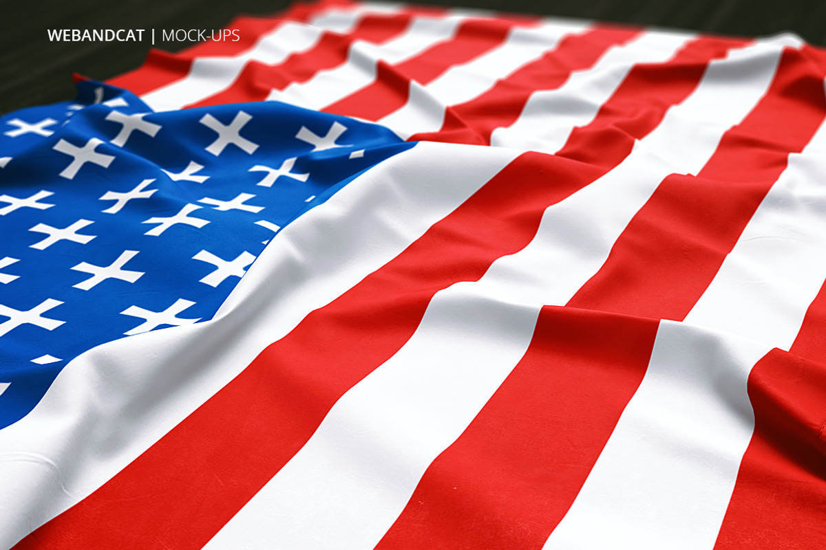 3D Flag Mock-Up, an Advertising Mockup by WebAndCat (Photo 14 of 20)