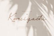 Komsiyochi Monoline Script, a Script Font by Creatype Studio (Thumbnail 1 of 9)