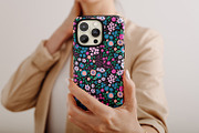 Girly Flowers | Vector Print, a Pattern Graphic by MalyskaStudio (Thumbnail 5 of 7)