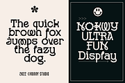 Nokwy Ultra Fun Display Font, a Sans Serif Font by Ronny Studio (Thumbnail 6 of 7)