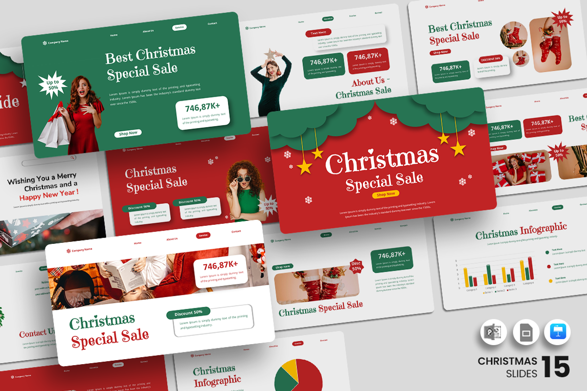 Christmas Special Sale - Keynote, a Presentation Template by QR Design Studio (Photo 1 of 3)
