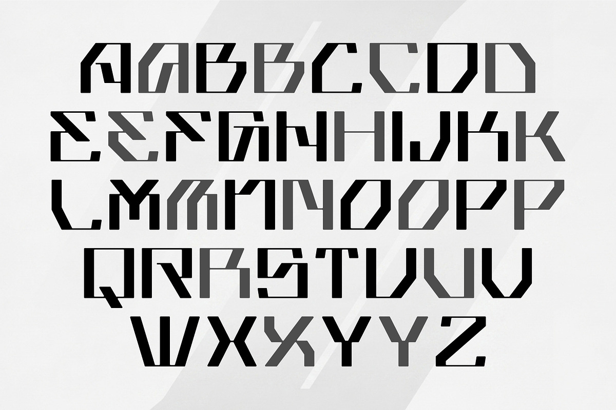 Sorane - Cyber Sci-Fi Display Font, a Sans Serif Font by Hakara Type (Photo 5 of 7)