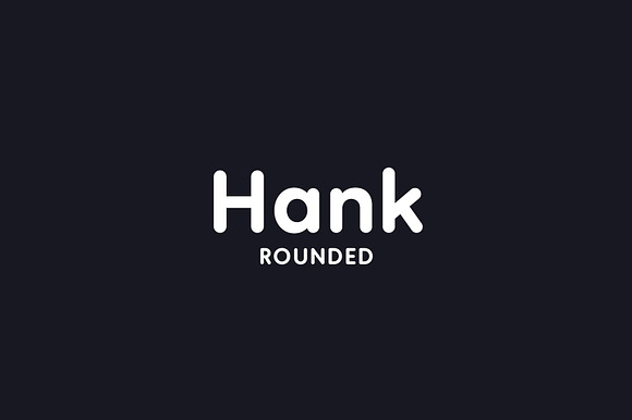 Hank Rounded - Bold preview 7