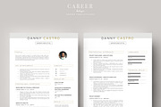 Modern Resume & Coverletter Template, a Resume Template by careerboutique (Thumbnail 2 of 6)