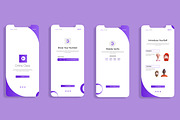 Online Class Mobile UI Layout, an UI Kit Template by CreativeShaper (Thumbnail 2 of 4)