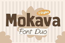 Mokava Font Duo – Irregular Display