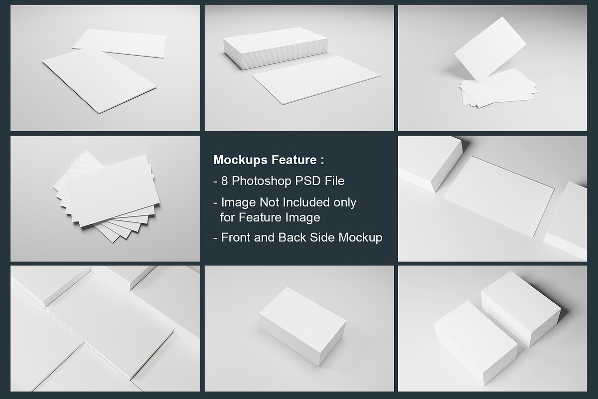Business Card Mockups, a Mockup by alimran24 (Photo 2 of 12)