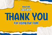 Jatukiy | Playful Font Display, a Sans Serif Font by twinstd (Thumbnail 11 of 11)