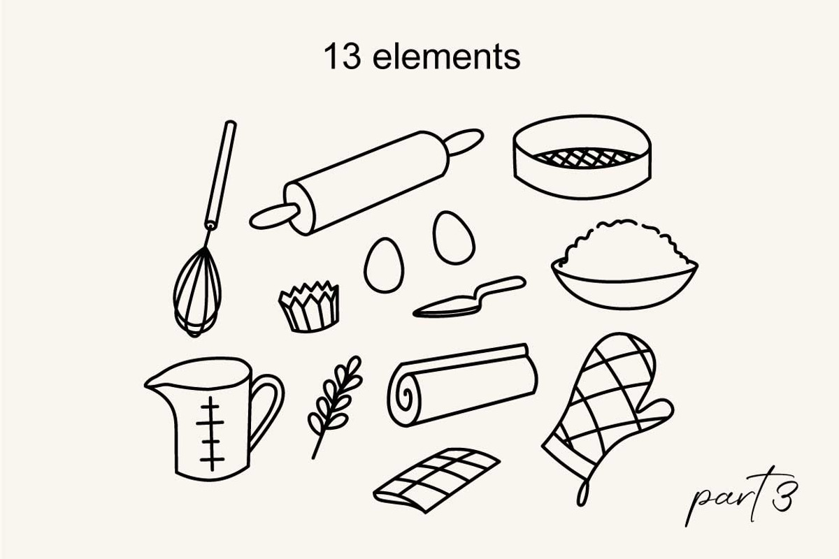 Bakery and pastry, a Graphic by Oxi An illustrator (Photo 5 of 9)