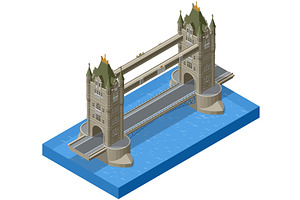Isometric illustration of London s, an Object Illustration by Golden Sikorka