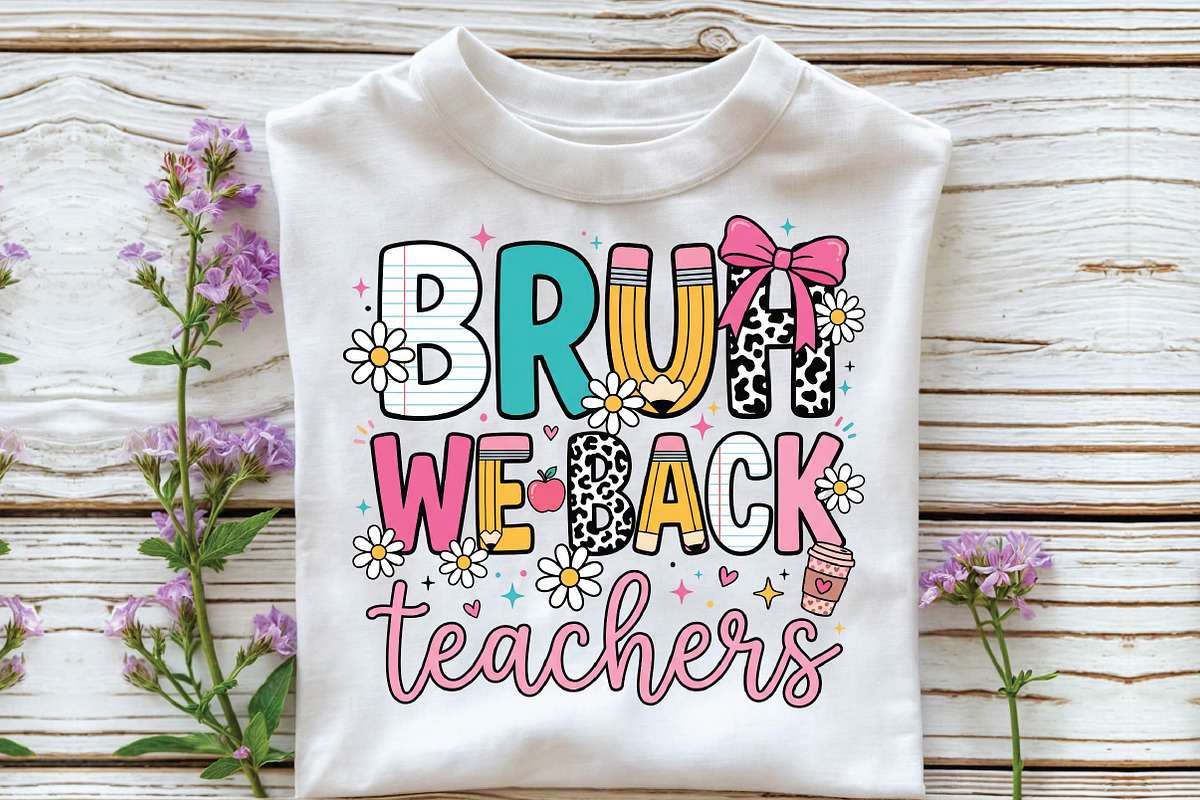 Retro Back To School Sublimation Bun, a Seasonal Illustration by DreamPrint404 (Photo 2 of 6)