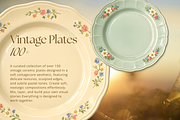 Porcelain Plates Frames Collage Kit, an Object Graphic by foxsong (Thumbnail 2 of 6)