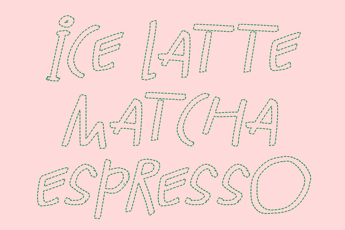 CS Miska Dashed, a Handwritten Font by Craft Supply Co. (Photo 2 of 8)